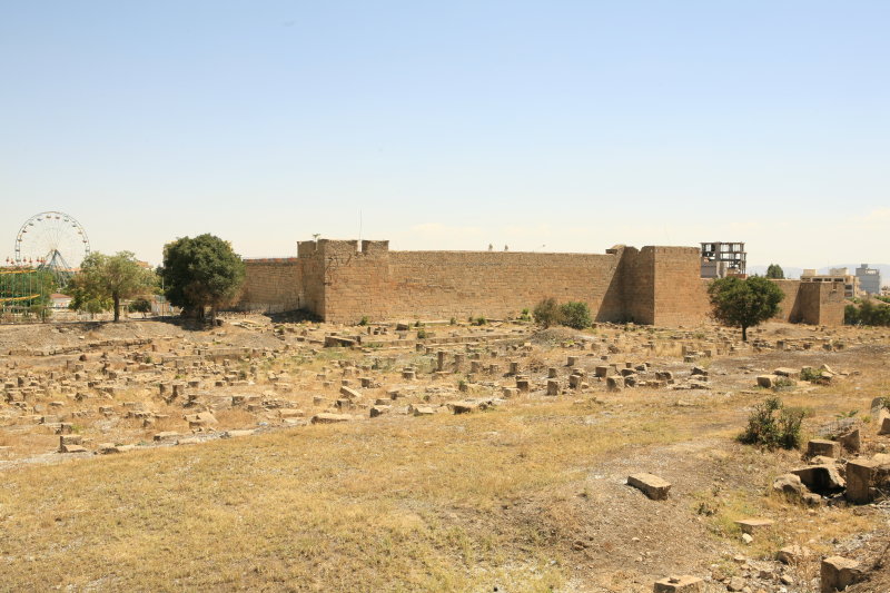 murallas y torres de la ciudadela bizantina de Setif