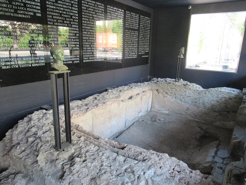 tepidarium de las termas romanas de Martigny