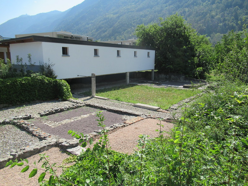 Domus romana del genio doméstico en Martigny