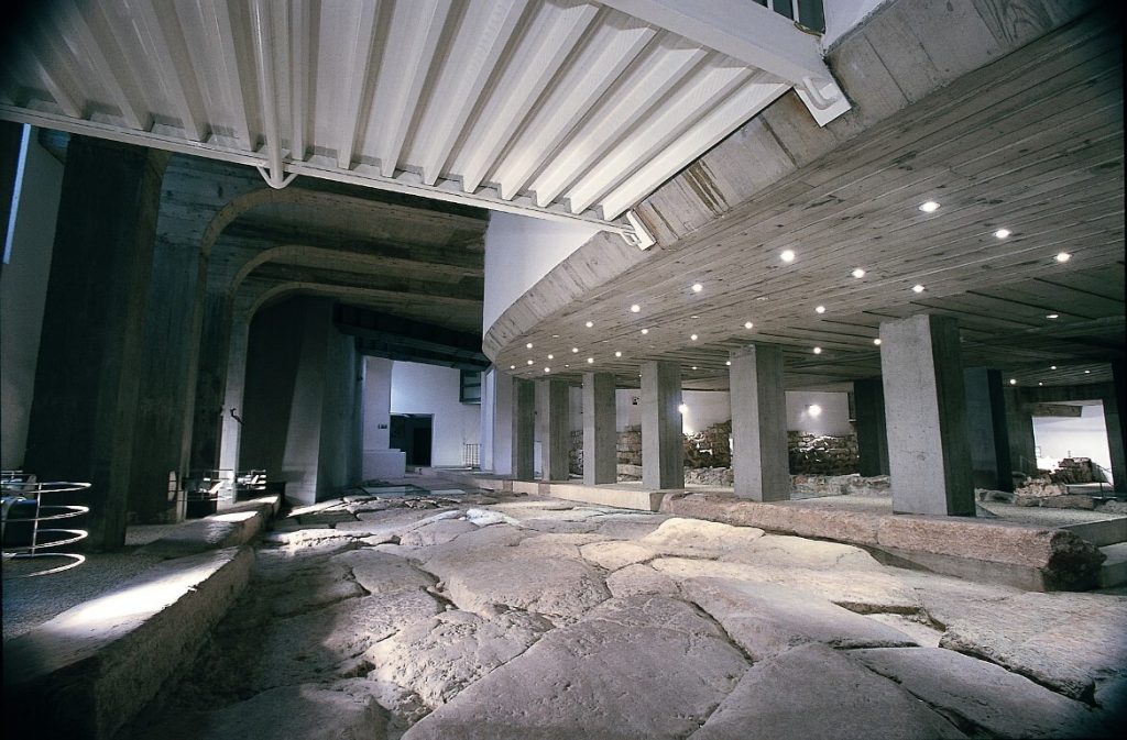 calzada romana en Trento
