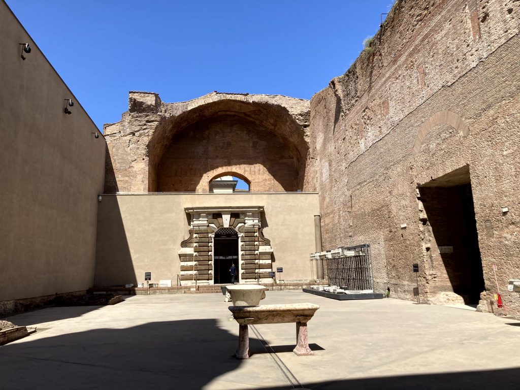 Sala de las termas de Diocleciano en Roma