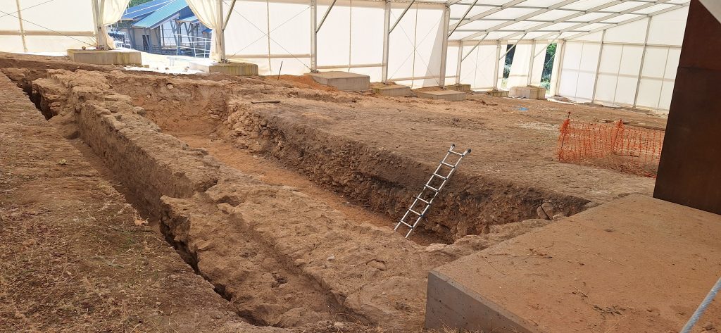 nuevas excavaciones en la villa romana de Noheda