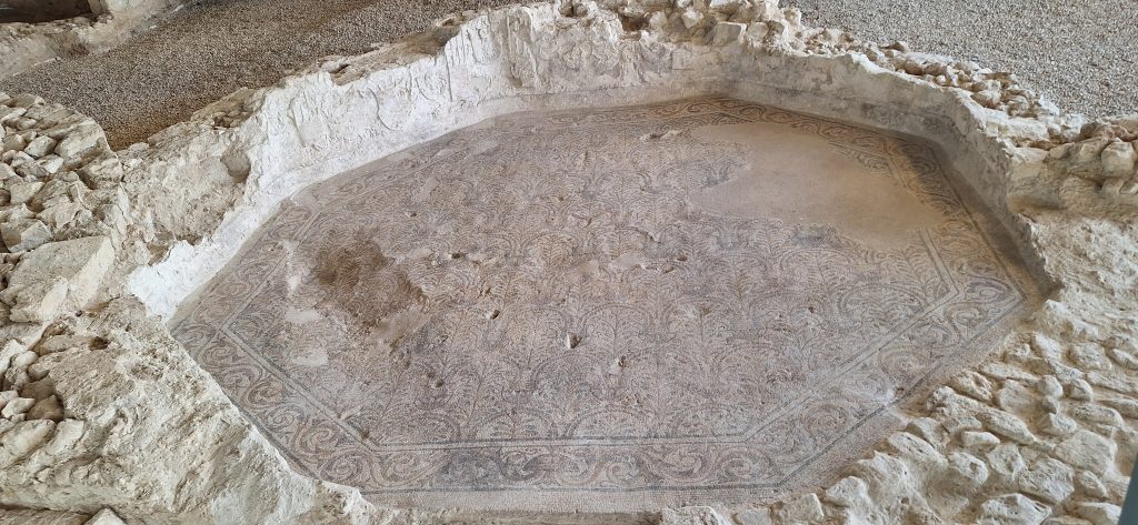 estancia anexa al oecus de la villa romana de Noheda