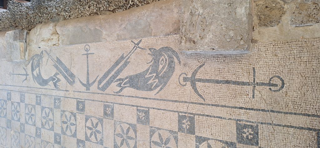 mosaicos marinos de la villa romana de Rio Verde en Marbella