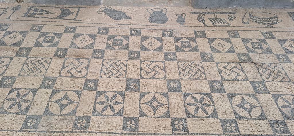 mosaicos romanos de la villa romana de Rio Verde en Marbella
