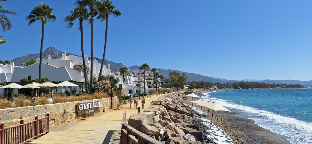paseo marítimo de Marbella