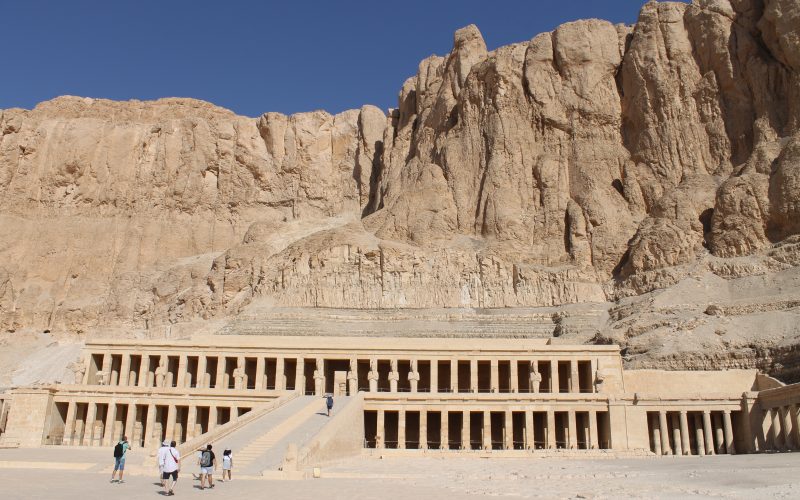 exterior del templo de Hatshepsut