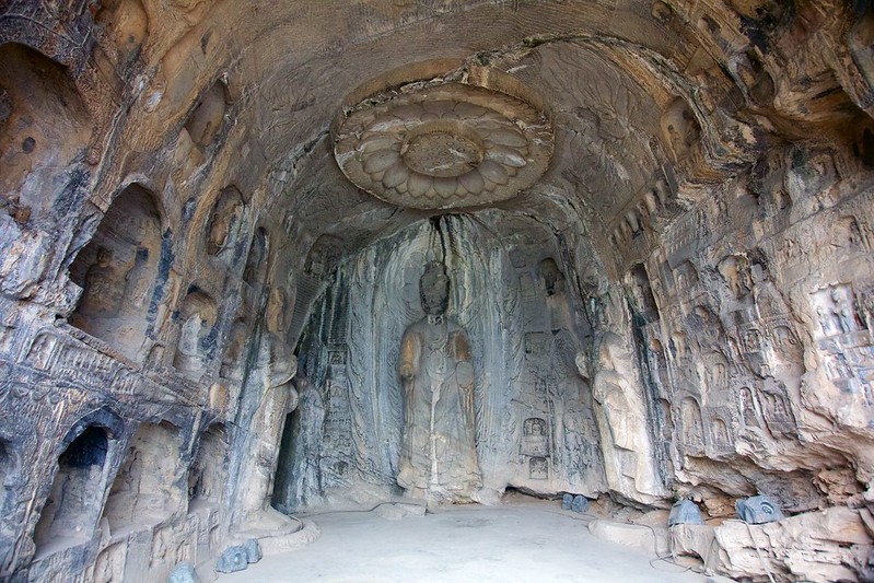 cueva del loto, una de las cuevas de Longmen