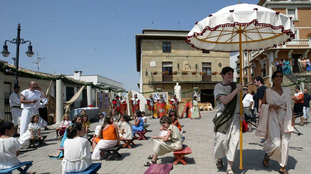 Festival romano de Andelos en Mendigorría, en Navarra