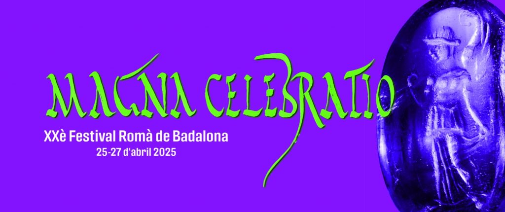 cartel anunciador del festival romano de Badalona Magna Celebratio