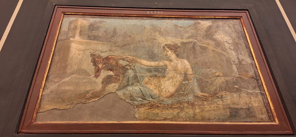 Fresco erótico del Gabinetto Segreto de Napoles