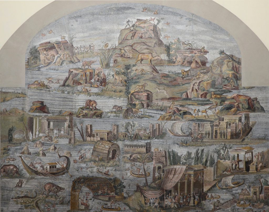 mosaico del Nilo en Palestrina