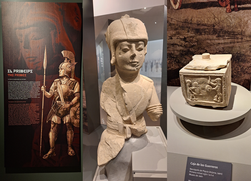 exposición la Dama, el Príncipe, el Héroe, la Diosa, en el museo Íbero de Jaén