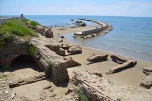vestigios del palacio imperial de Nerón en Anzio
