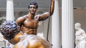 esculturas policromadas que representan el Color de la Antigüedad, obras de Vinzenz Brinkmann