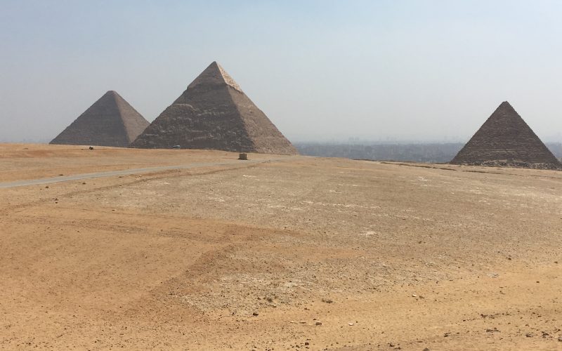 pirámides de Khufu, Khafra y Menkaura en Giza
