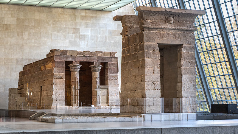 templo de Dendur en el Metropolitan Museum of Art de Nueva York
