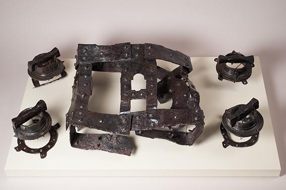 scorpio romano hallado en La Caridad en Teruel