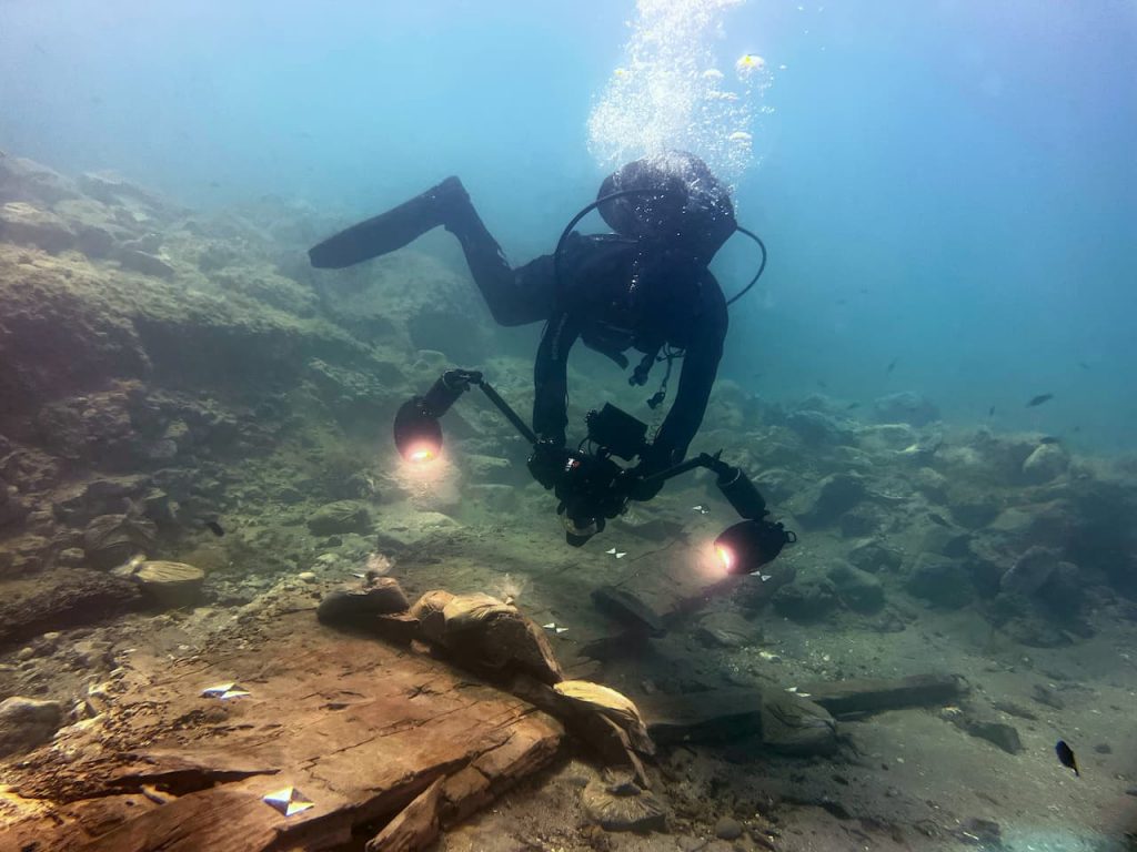 Naufragio griego de Sicilia Proyecto Kaukana - arqueología submarina 2025