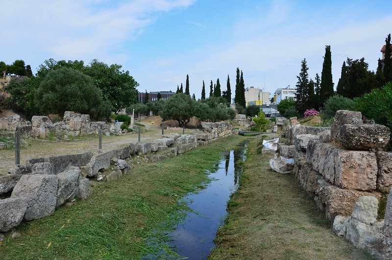 río Eridanos en el Kerameikos de Atenas