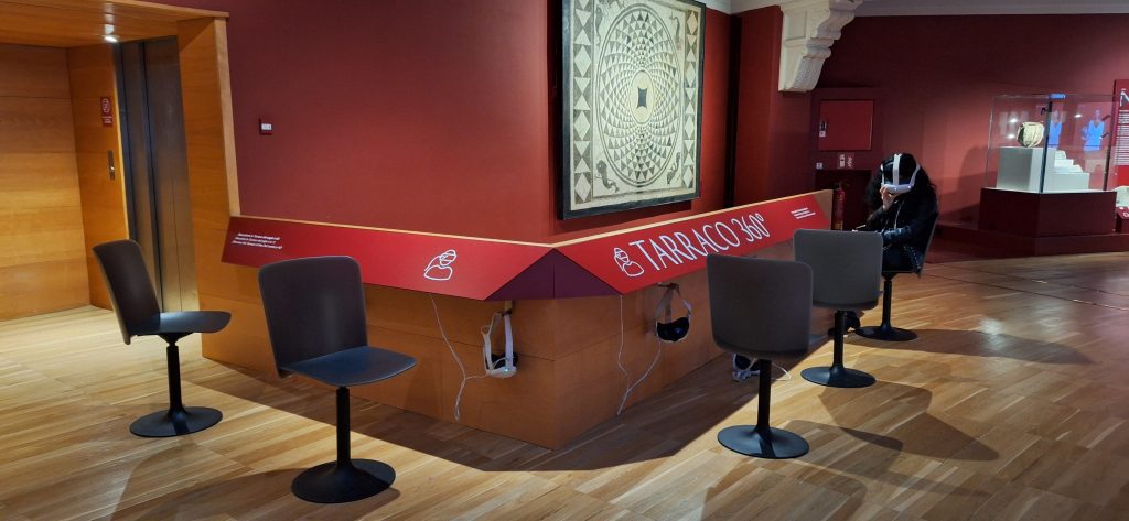 Espacio inmersivo Tarraco 360º en el MAC Barcelona, exposición Imperivm