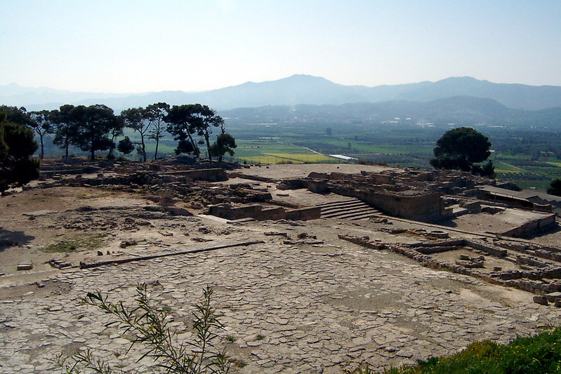 ruinas del Palacio de Festos en Creta