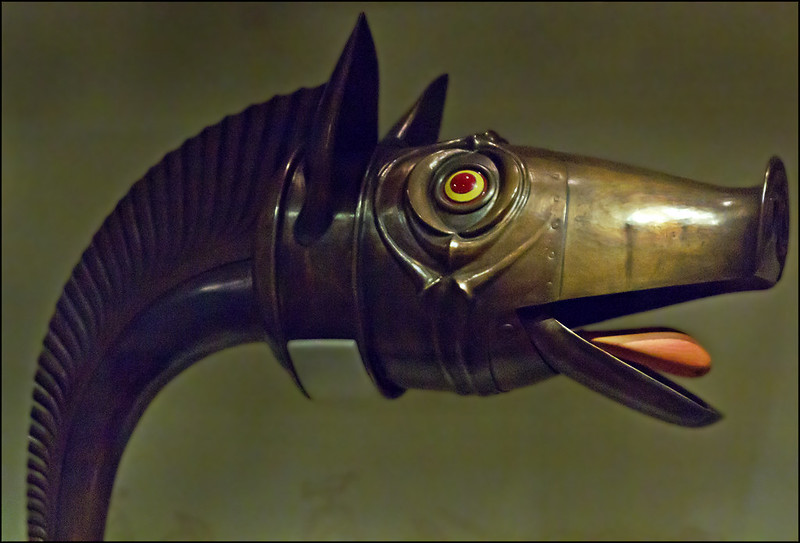 réplica del carnyx de Deskford