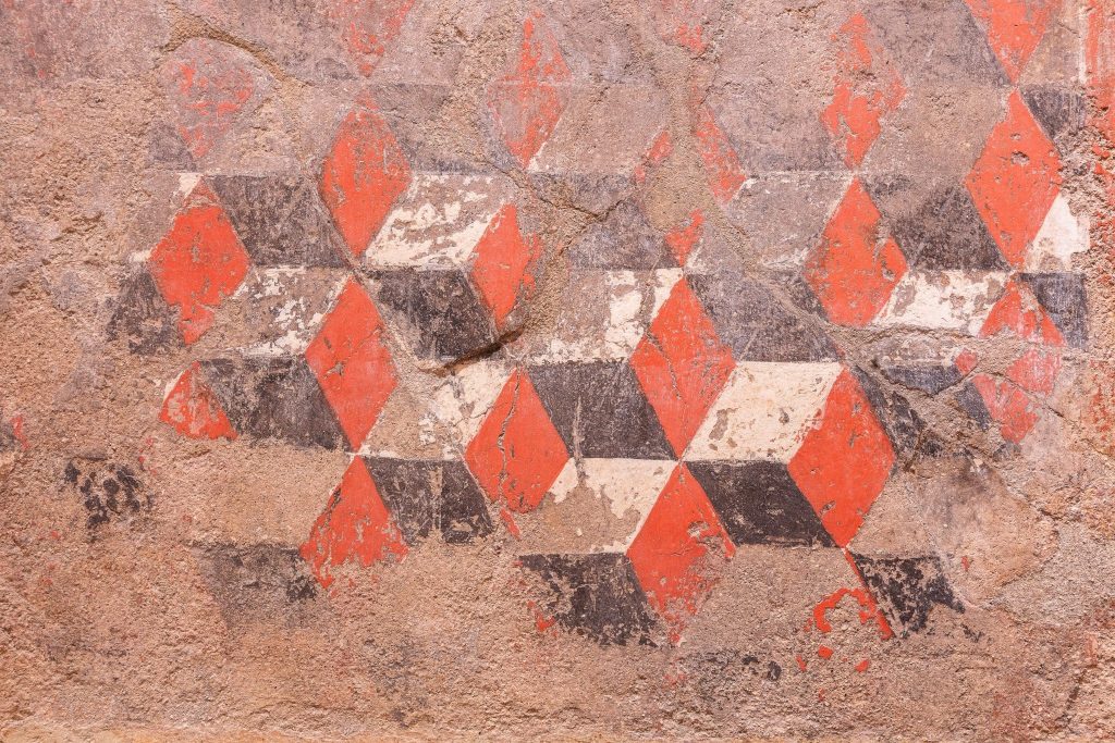 pavimento de la Casa de los Grifos en el Palatino, Roma