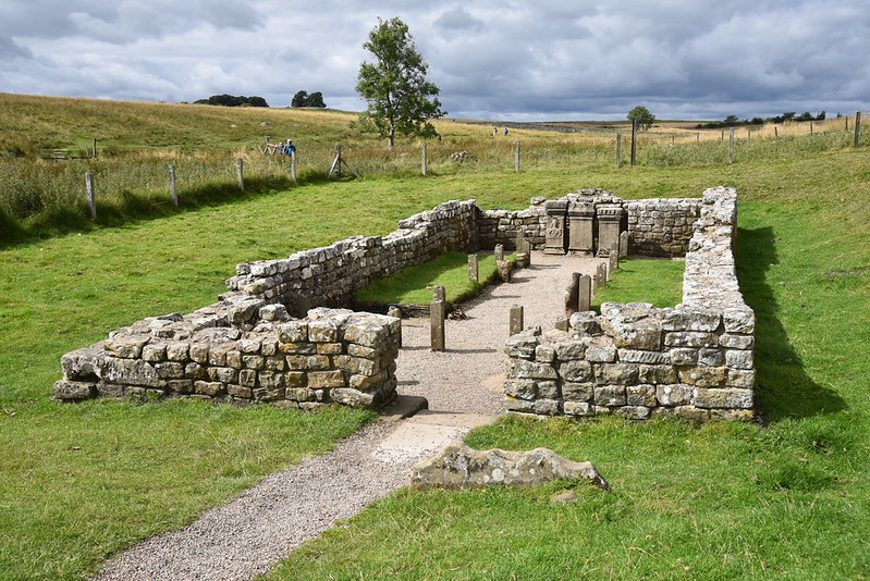 Mitreo de Carrawburgh, el fuerte romano Brocolitia en el Muro de Adriano