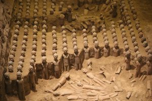 figuras de terracota del mausoleo Han Yangling