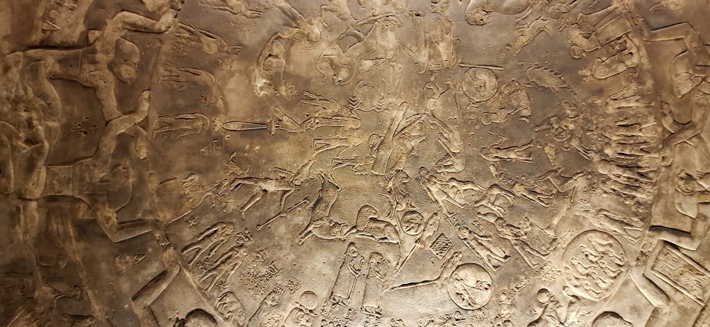 Zodiaco de Dendera en el museo del Louvre