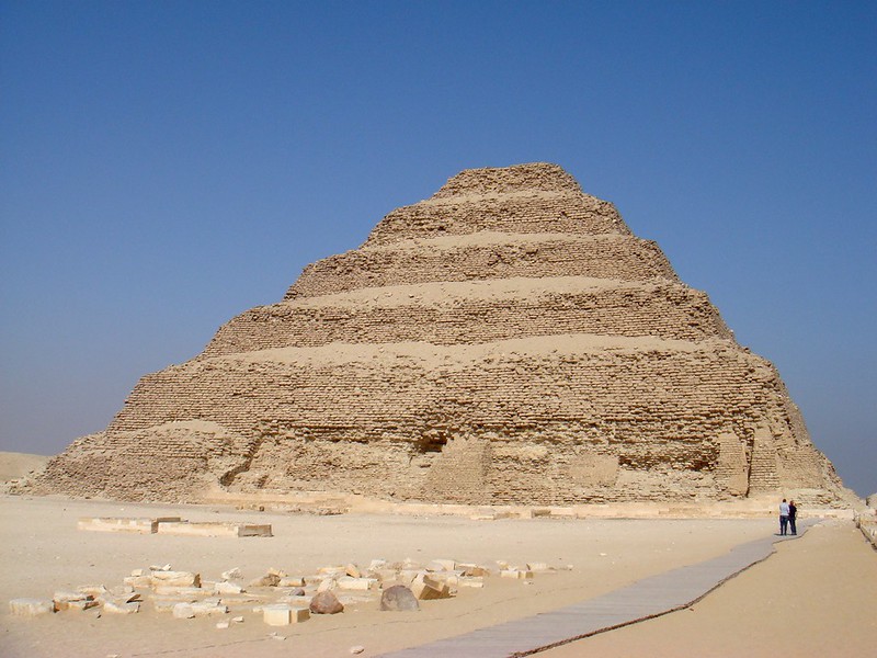 Pirámide escalonada de Zoser en Saqqara