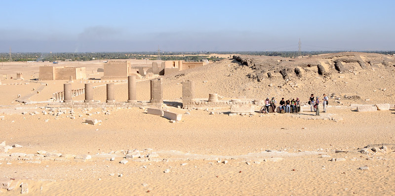 vestigios del templo de Thot en Tuna el-Gebel