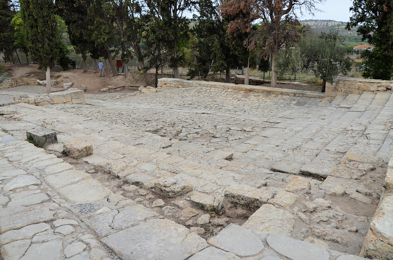 Área teatral del palacio de Knossos