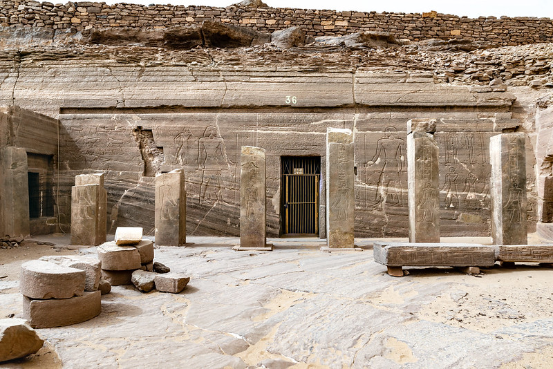 tumba de Sarenput I (QH 36) en Qubbet el-Hawa