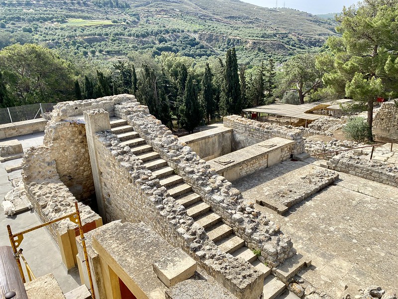 Gran Escalera del Palacio de Knossos