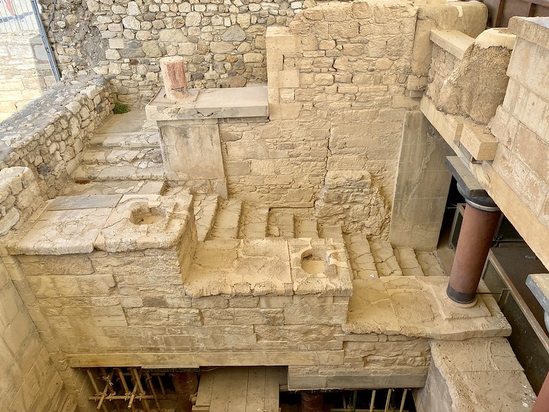 Gran Escalera del Palacio de Knossos