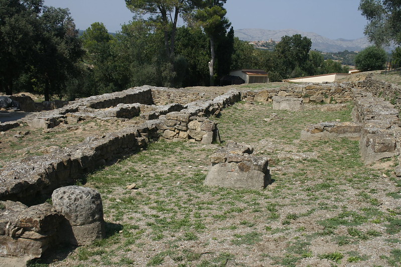 templo en la ciudad ibera de Ullastret