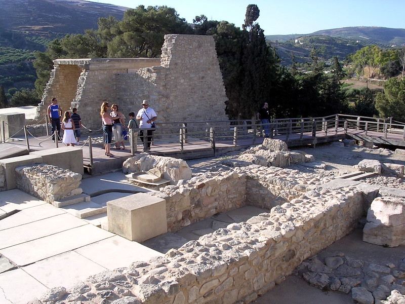 Palacio de Knossos en Creta
