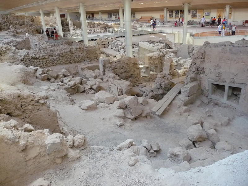 edificios de Akrotiri