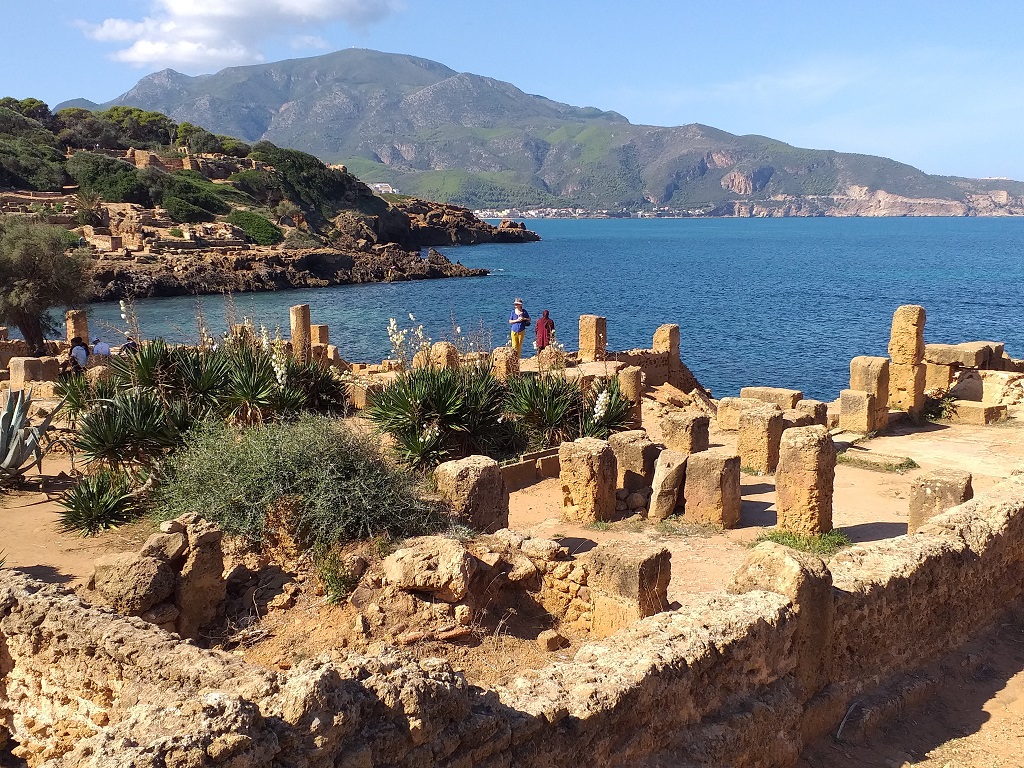 vistas de Tipasa, Argelia romana