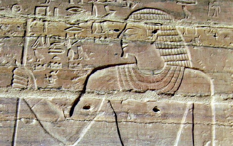 relieve de la tumba de Herkhuf en Qubbet el-Hawa