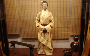 recreación de Lady Dai en el Museo de Hunan donde se encuentra su extraordinaria momia, hallada en Mawangdui