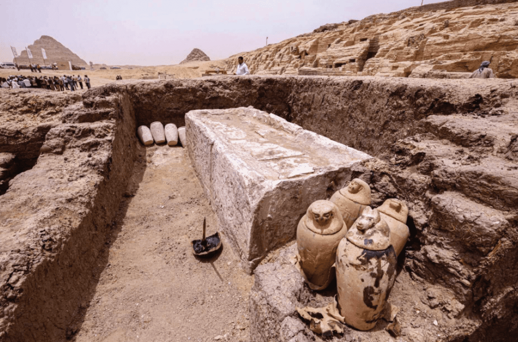 talleres de momificación en Saqqara