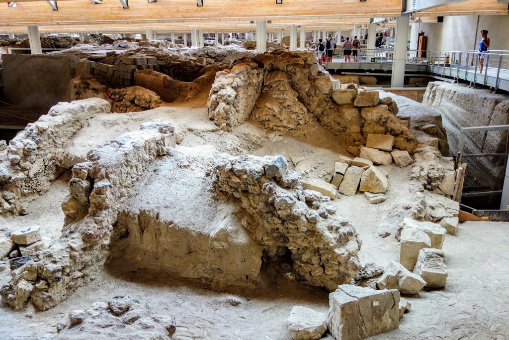 Edificio conocido como Xeste 4 de Akrotiri