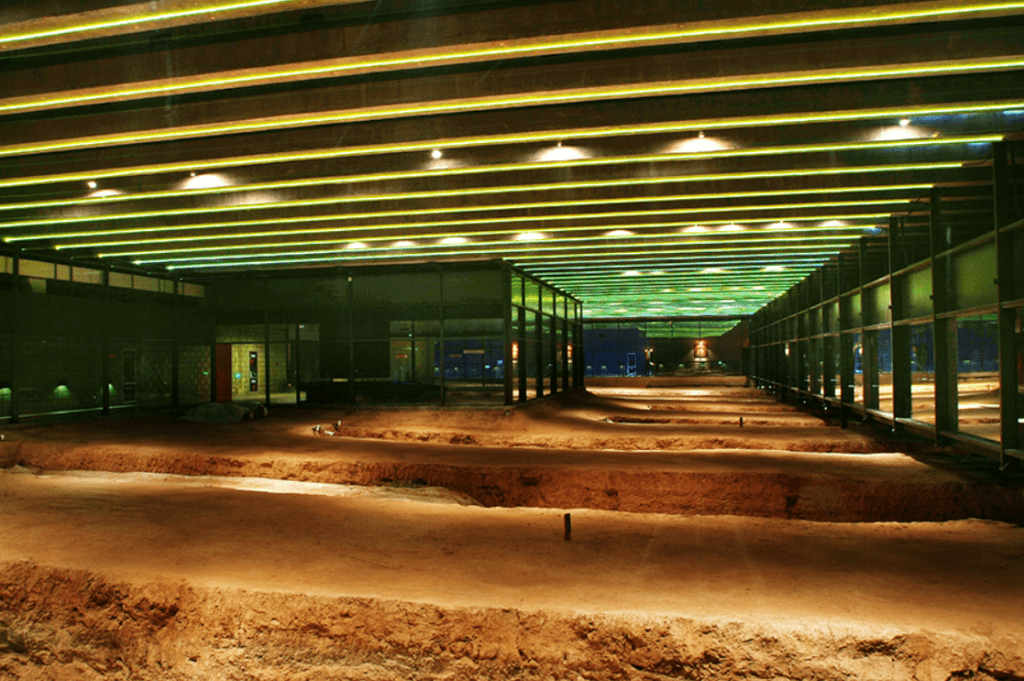 fosas del mausoleo Han Yangling 