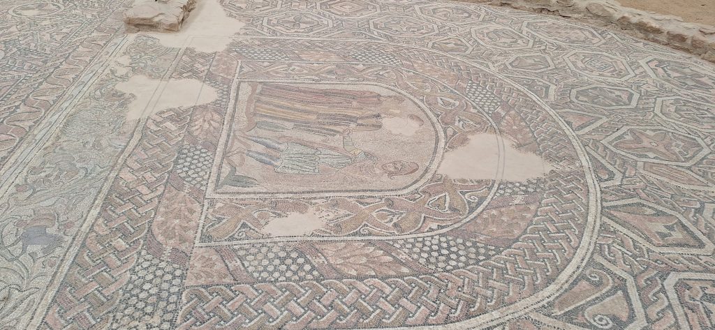 mosaico de la villa romana de Las Musas, Arellano, Navarra