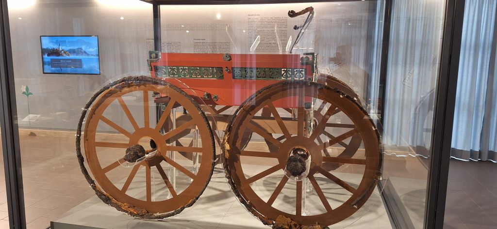 Pilentum de Civita Giuliana en el Antiquarium de Boscoreale