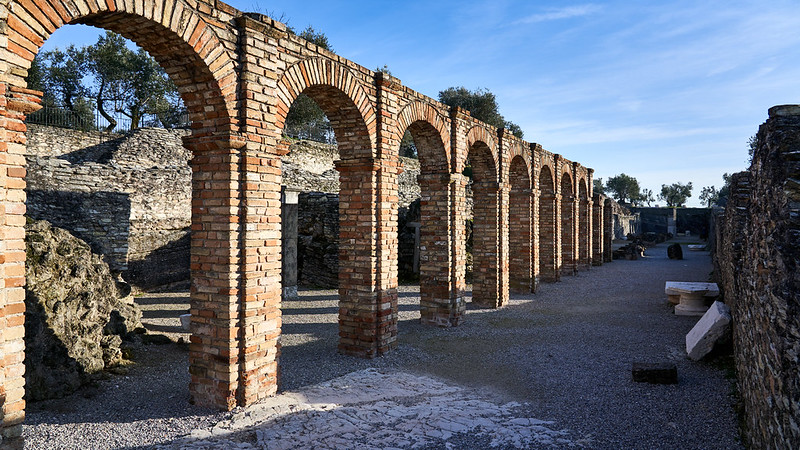 criptopórtico de la villa de Catulo en Sirmione