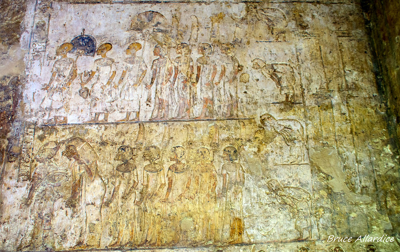 Relieve en la tumba de Huya, Amarna